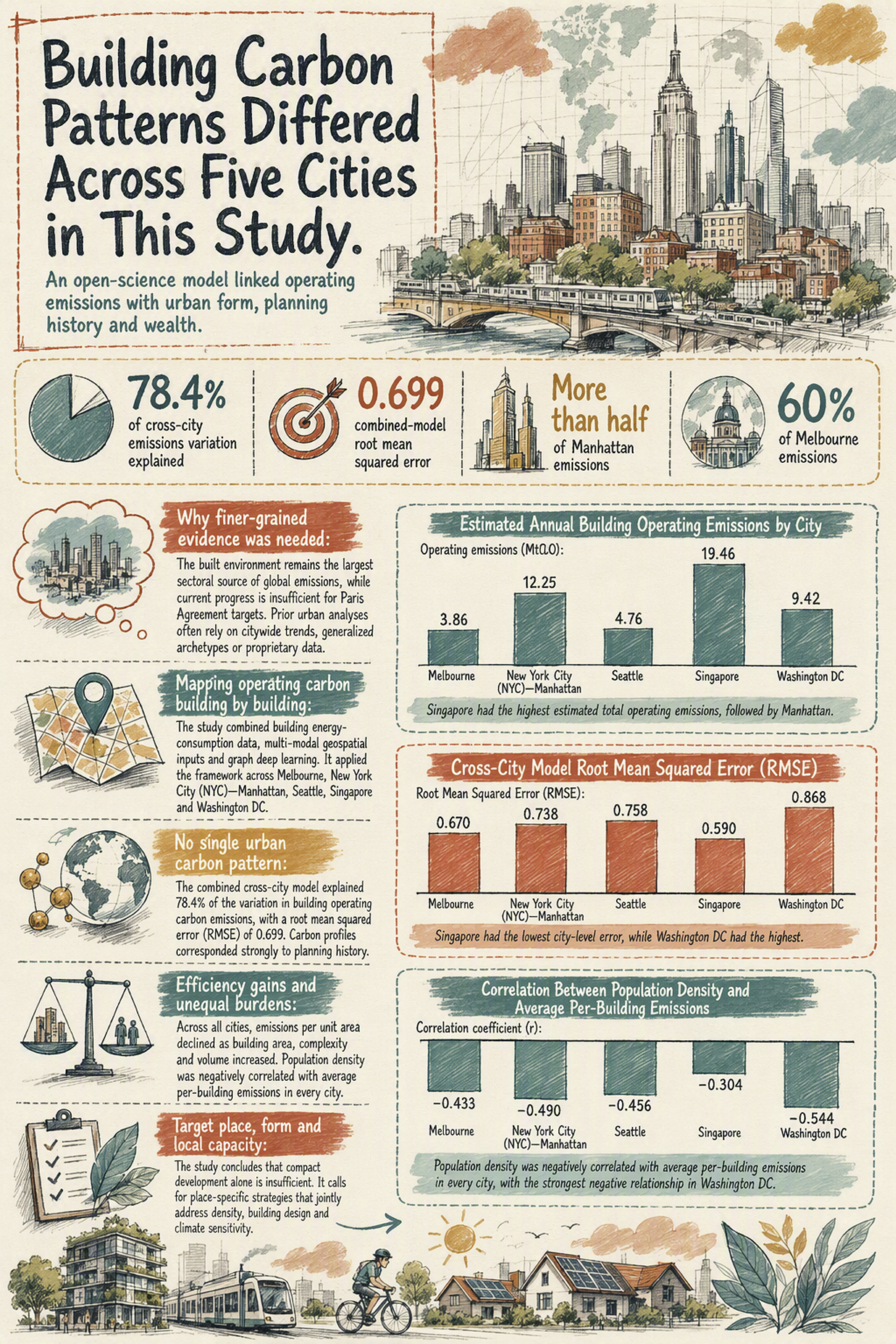 Infographic about the work